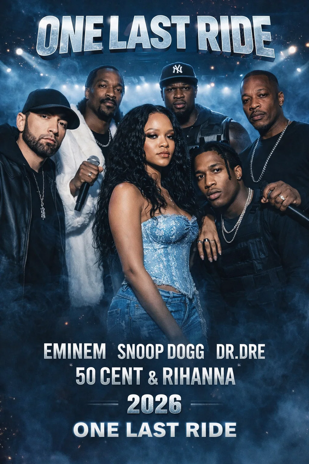๐ฅ๐ค โONE LAST RIDEโ Is Real โ Eminem, Snoop Dogg, Dr. Dre, 50 Cent & Rihanna Announce a 2026 World Tour Thatโs Shaking the Entire Music Industry ๐๐ฃ