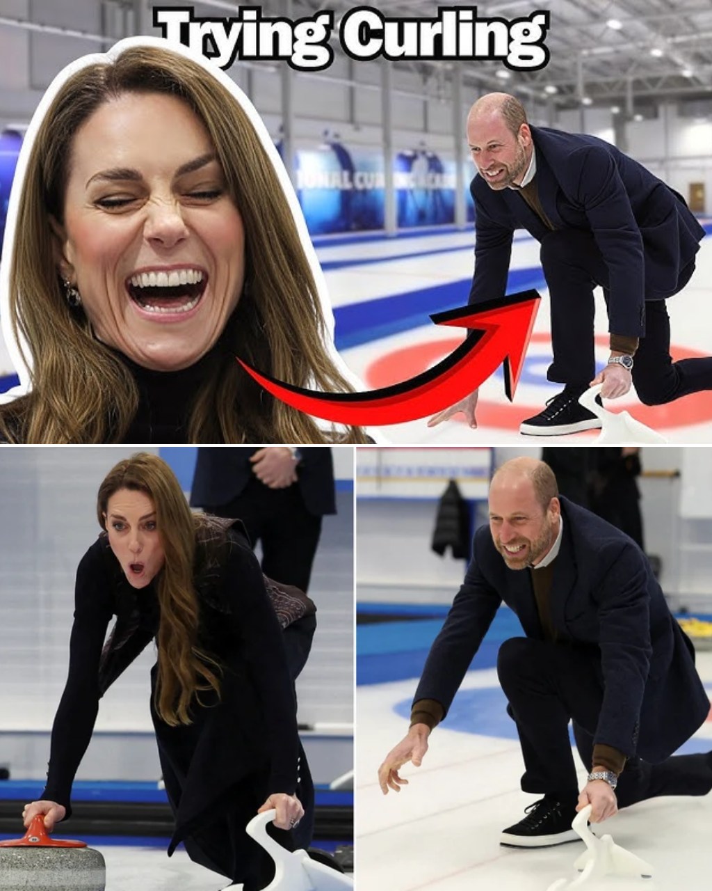 SWEET MOMENT: When Kate & William Turn a Scottish Ice Rink into the Cutest Date Ever