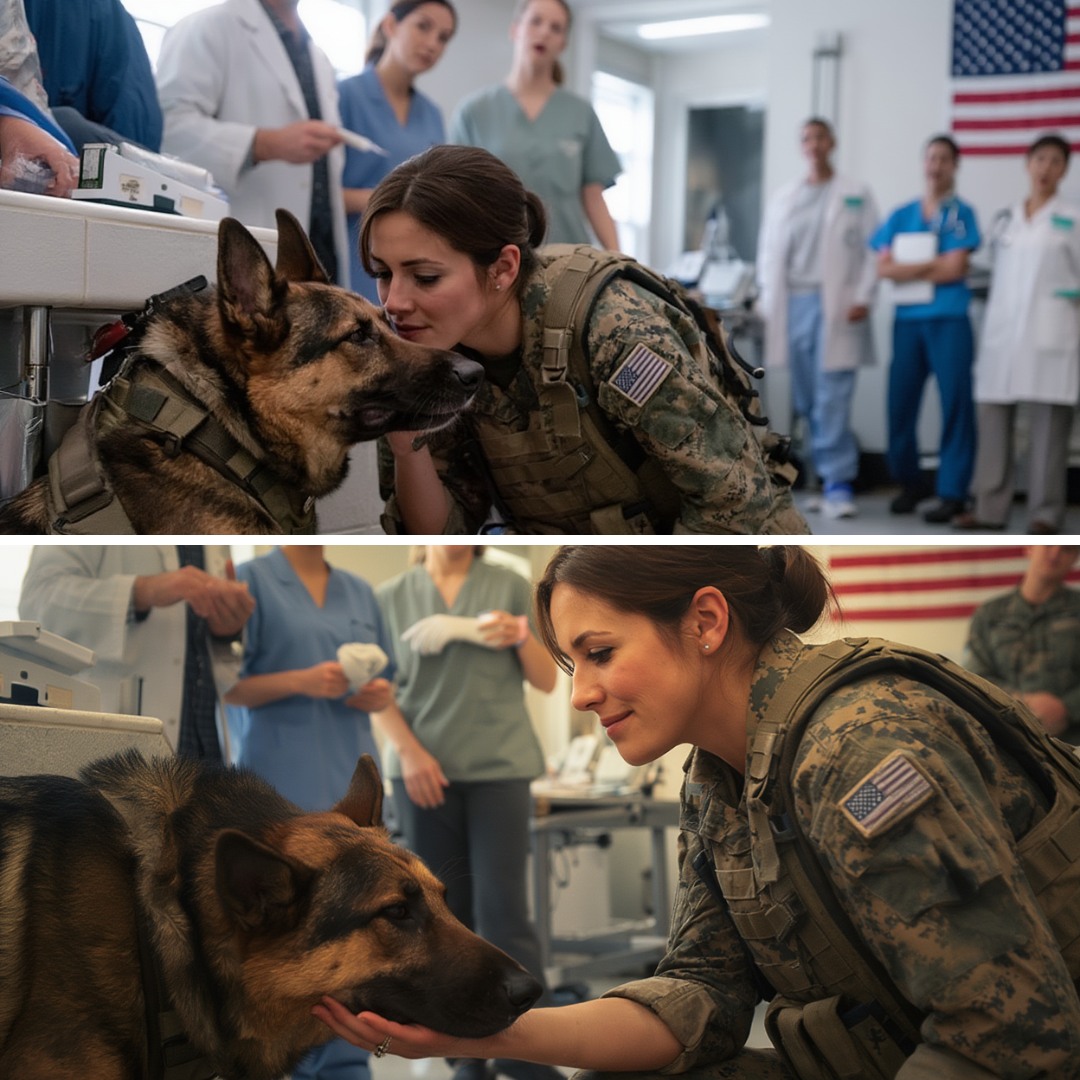 Wounded K9 Dog Refused Treatment — Until the Rookie SEAL Spoke His Unit’s Secret Code.