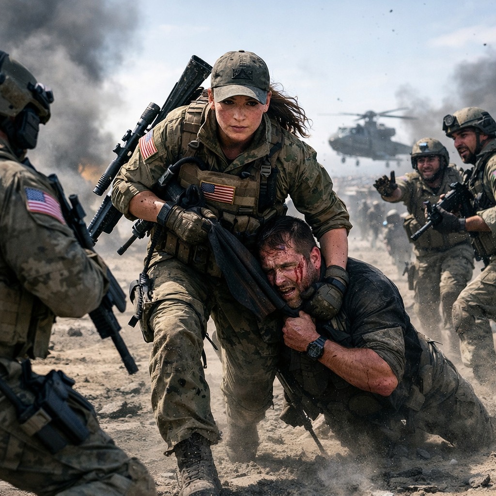 They Left Their Captain for Dead โ Until a Legendary Female Sniper Returned with Him