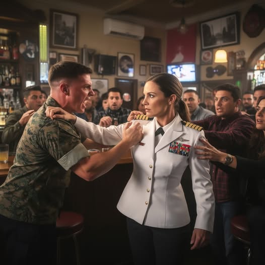 “You Just Put Your Hands on the Wrong Woman, Sergeant,” He Whispered—And in That Moment a Dive Bar Became a Lesson in Power, Rank, and Irreversible Consequences