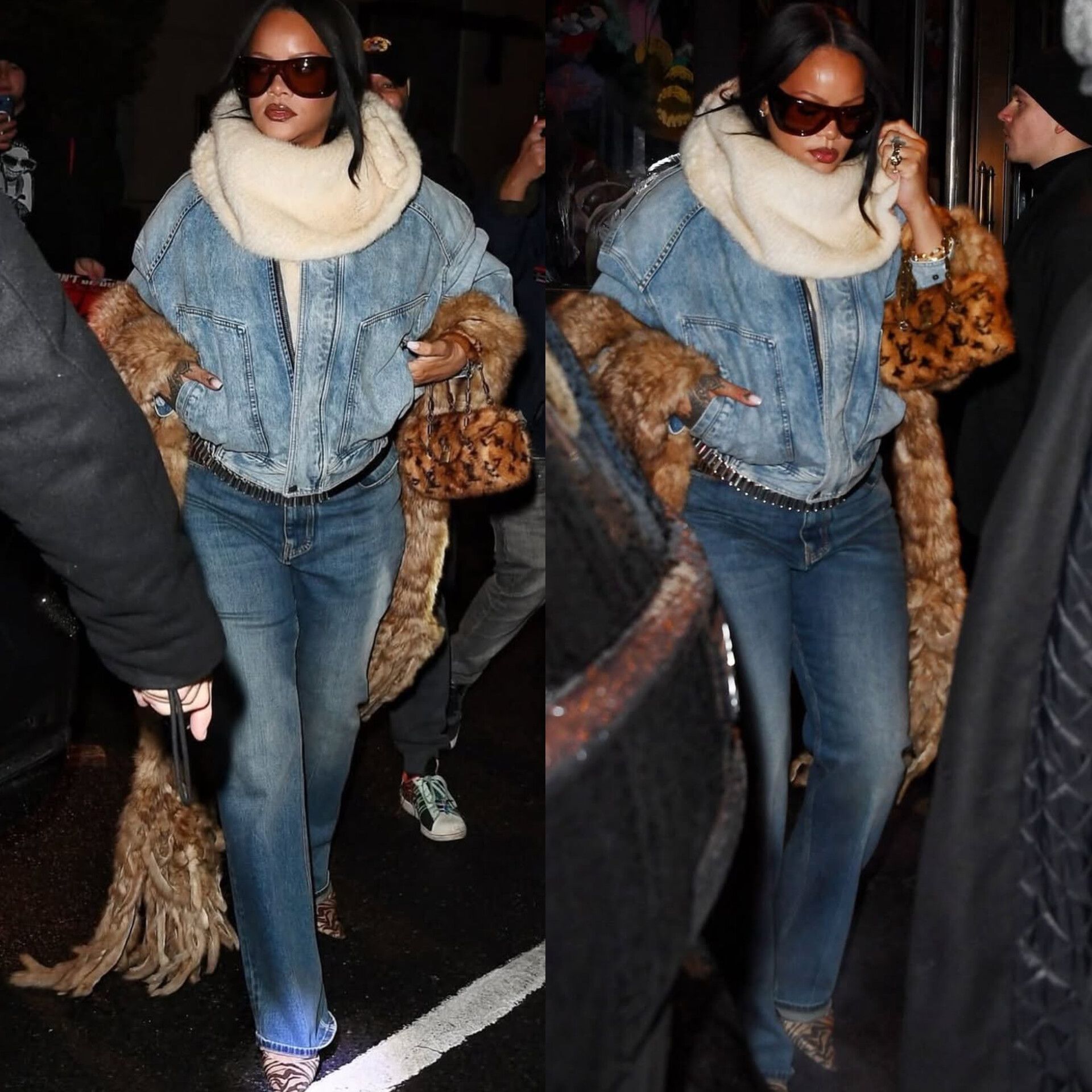 Rihannaย Today look in NYC, so stylish and fashionable!