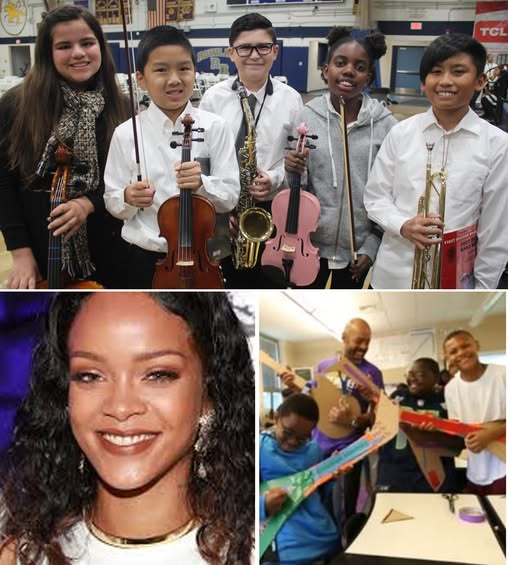 Rihanna quietly walked into a free music class in Harlem… and walked out having changed everything.