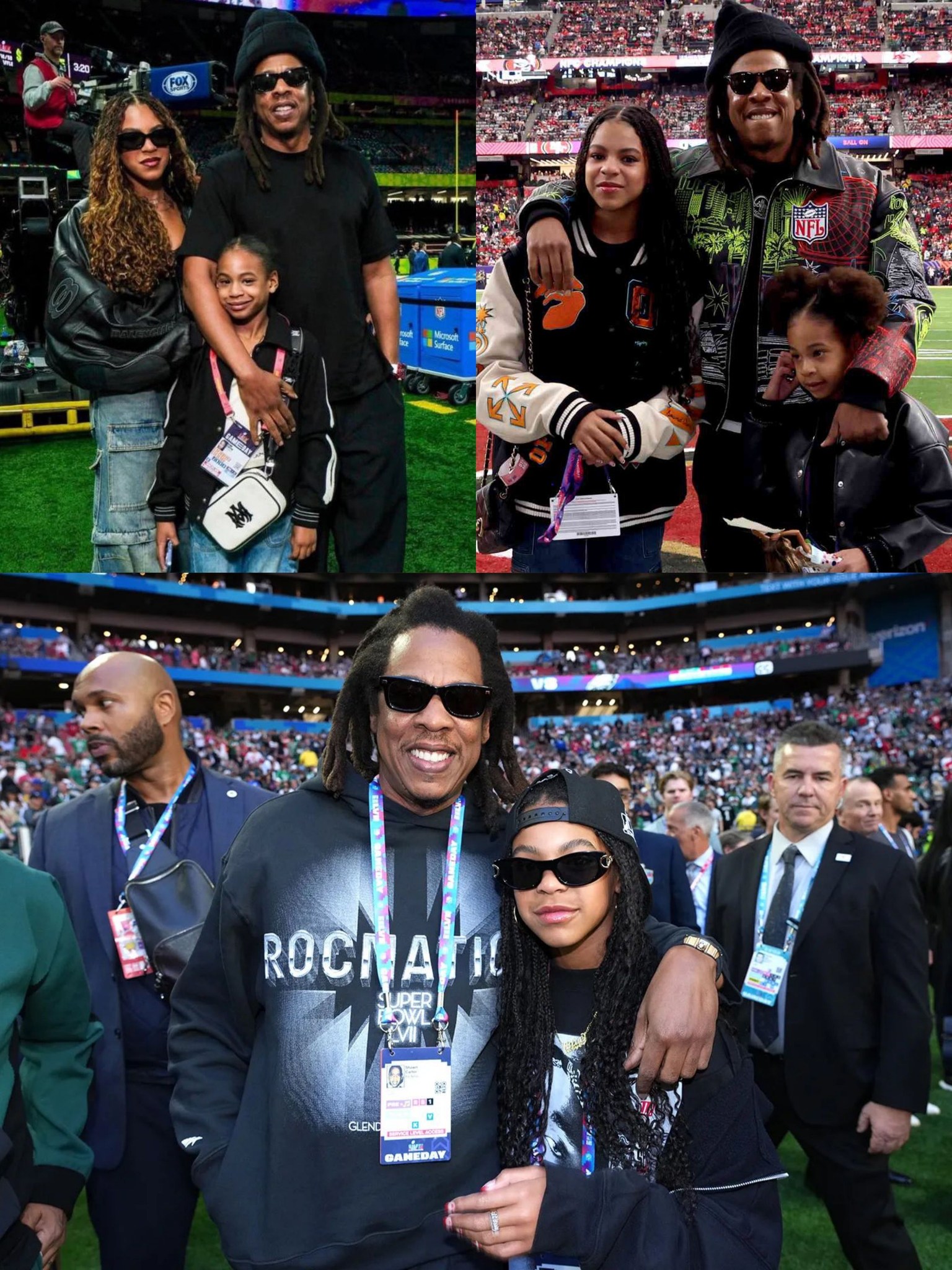 Excited for Jay-Z’s Girl-Dad Moment: The Annual Super Bowl Snapshot with Blue Ivy and Rumi