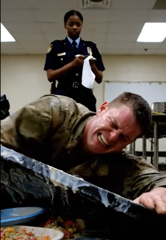 They Cornered the “Weak” Female Recruit in the Mess Hall… Then Realized They’d Just Messed With a Navy SEAL