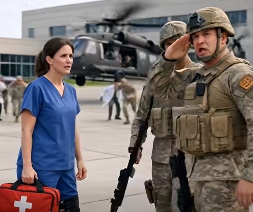 They Told the Limping Nurse to Step Aside—Until Four Marine Helicopters Landed Demanding “Angel Six.”