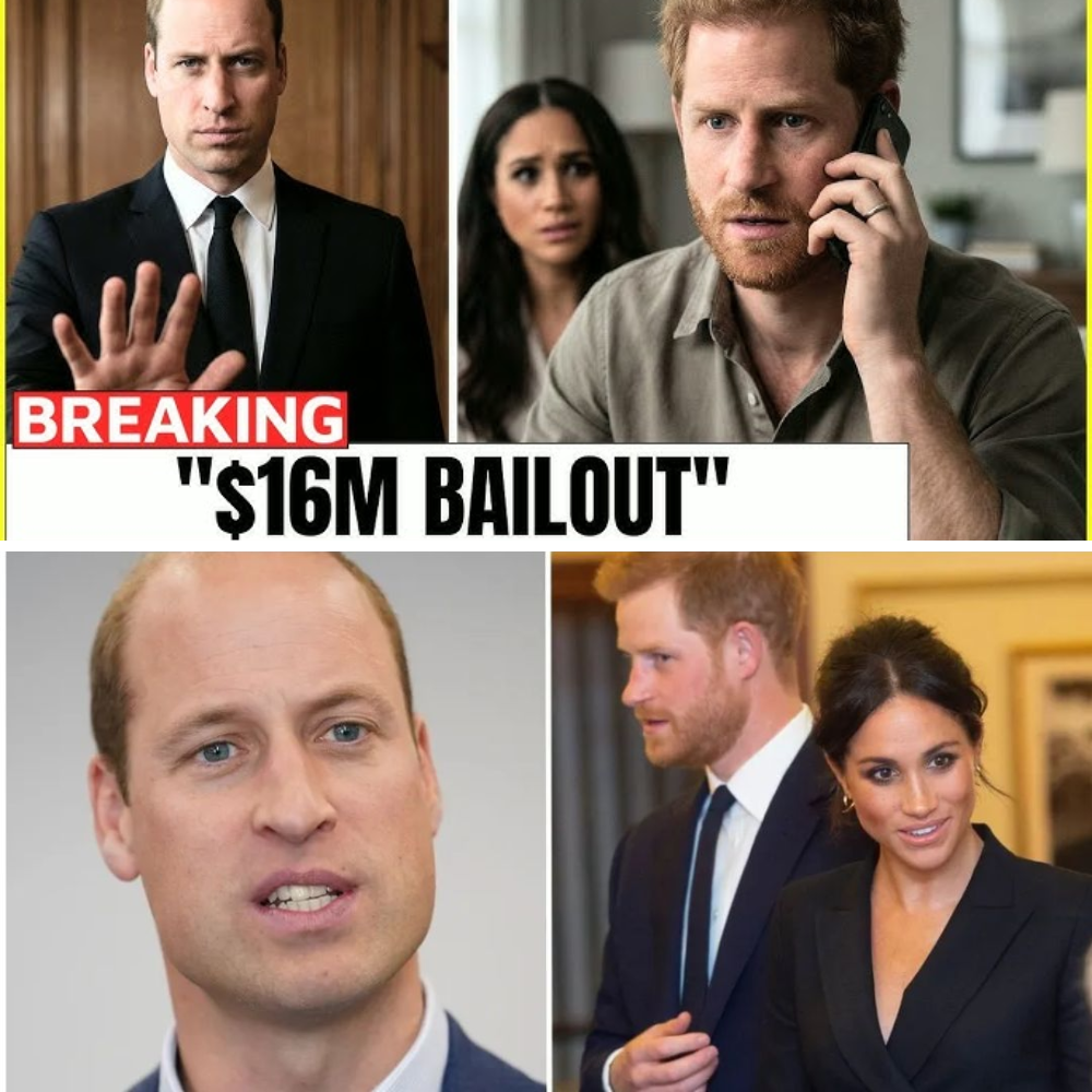 PALACE CONFIRMS HARRY’S $16M DEBT – WILLIAM BLOCKS BAILOUT IN BRUTAL ROYAL CRACKDOWN!