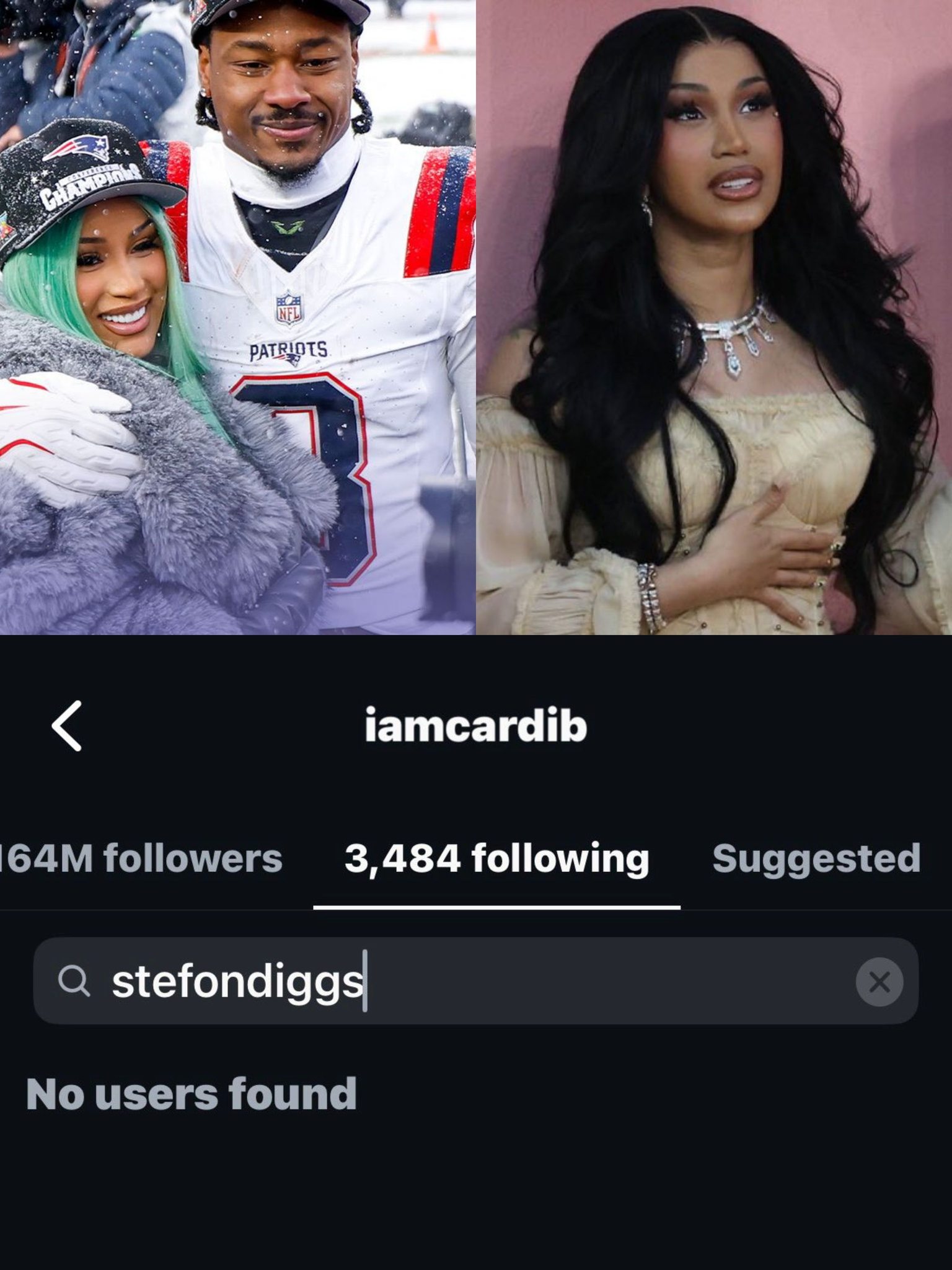 Mutual Instagram Unfollow Sparks Breakup Rumors: Cardi B and Stefon Diggs Part Ways After Patriots’ Super Bowl Defeat