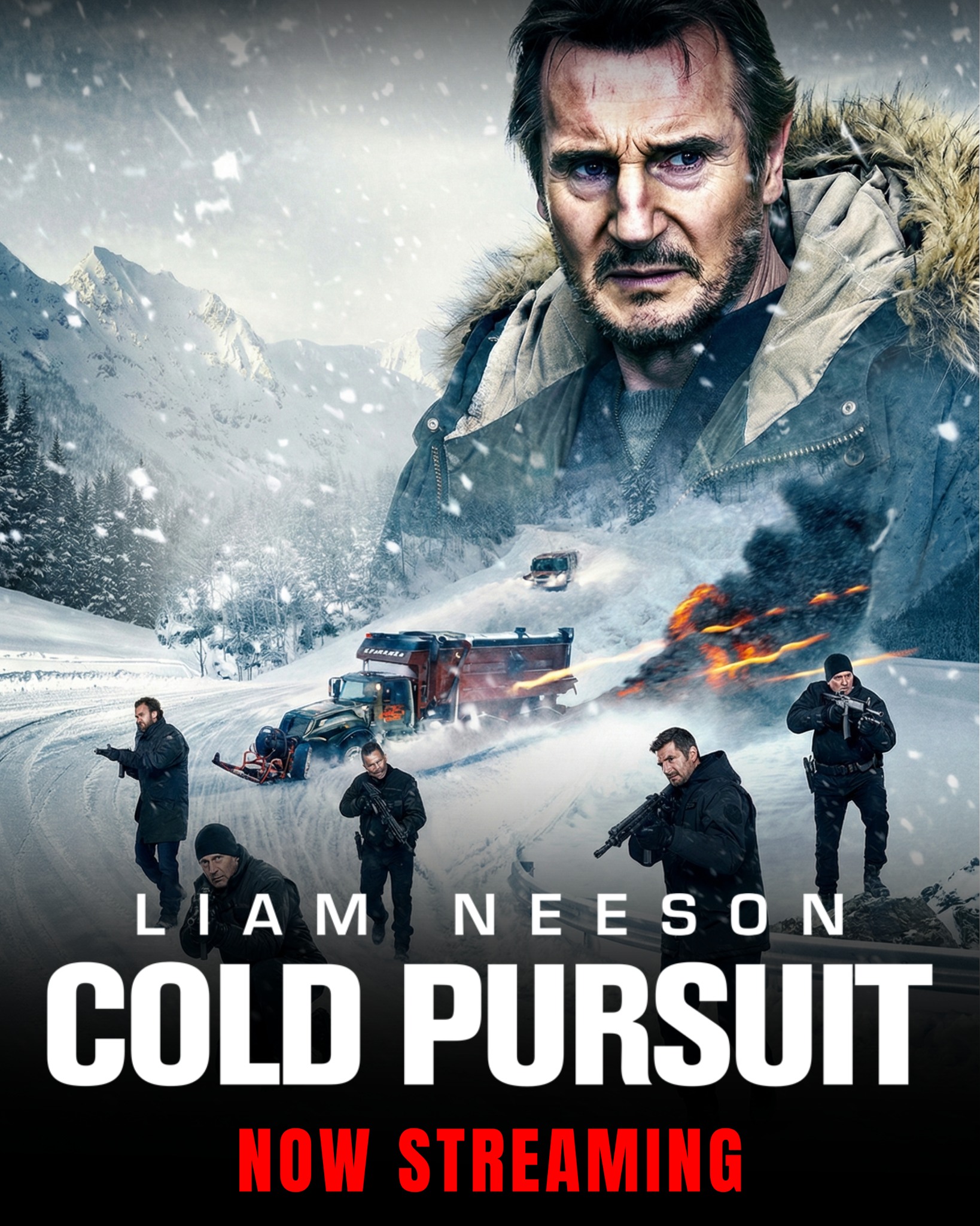 Cold Pursuit Now Streaming on Netflix US: Liam Neeson’s Chilling Revenge Thriller Delivers Dark Humor, Brutal Action, and Cynical Twists