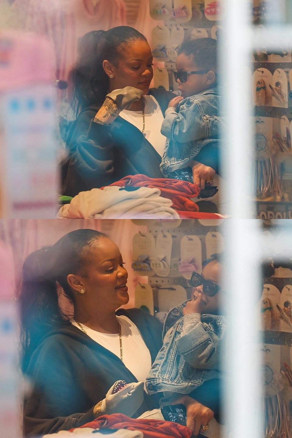 Sweet LA Stroll: Rihanna Shares Adorable Mom Moment with Son Riot Rose in Los Angeles Today