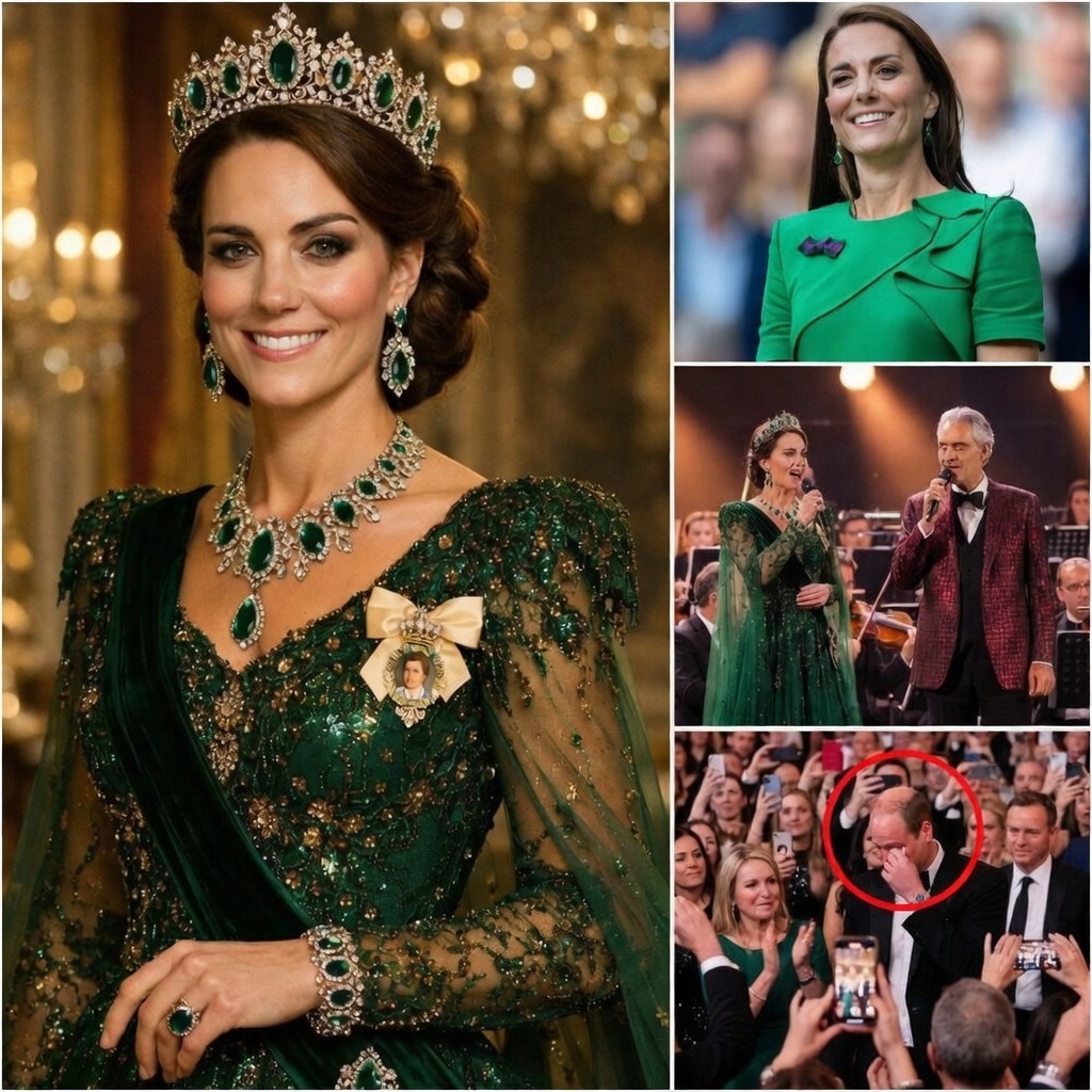 “This Song Is for You, William!”: Princess Catherine Stuns Charity Gala with Surprise Duet Alongside Andrea Bocelli