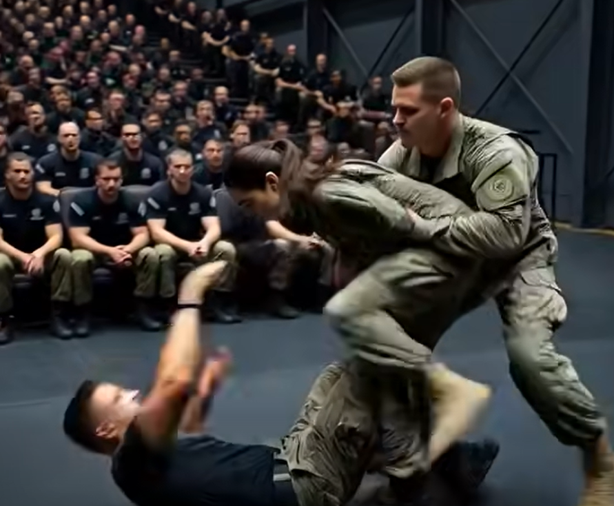 They Laughed at the 5’2” Evaluator—Until One Illegal Grip Turned the Demo Into a Silent Reckoning