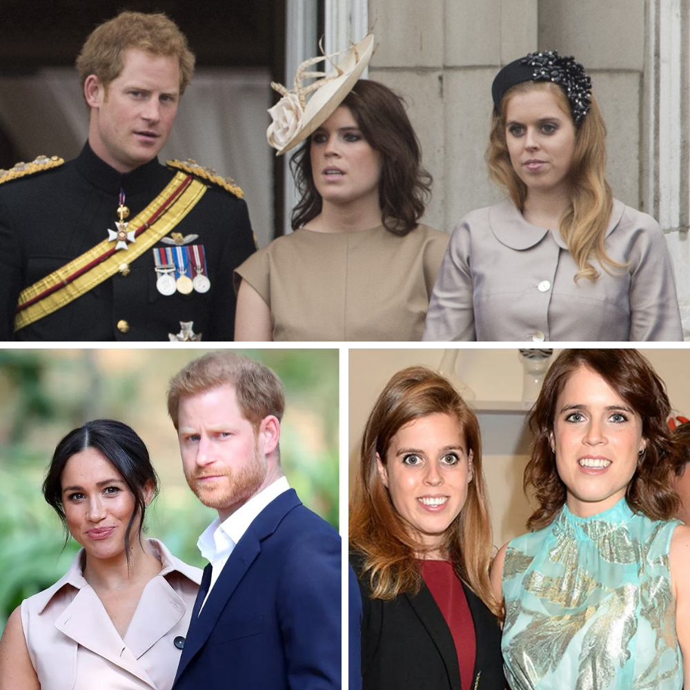 Prince Harry Extends Open Invite to Cousins Beatrice and Eugenie: A Safe Haven in Montecito Amid Fallout from Father Prince Andrew’s Arrest
