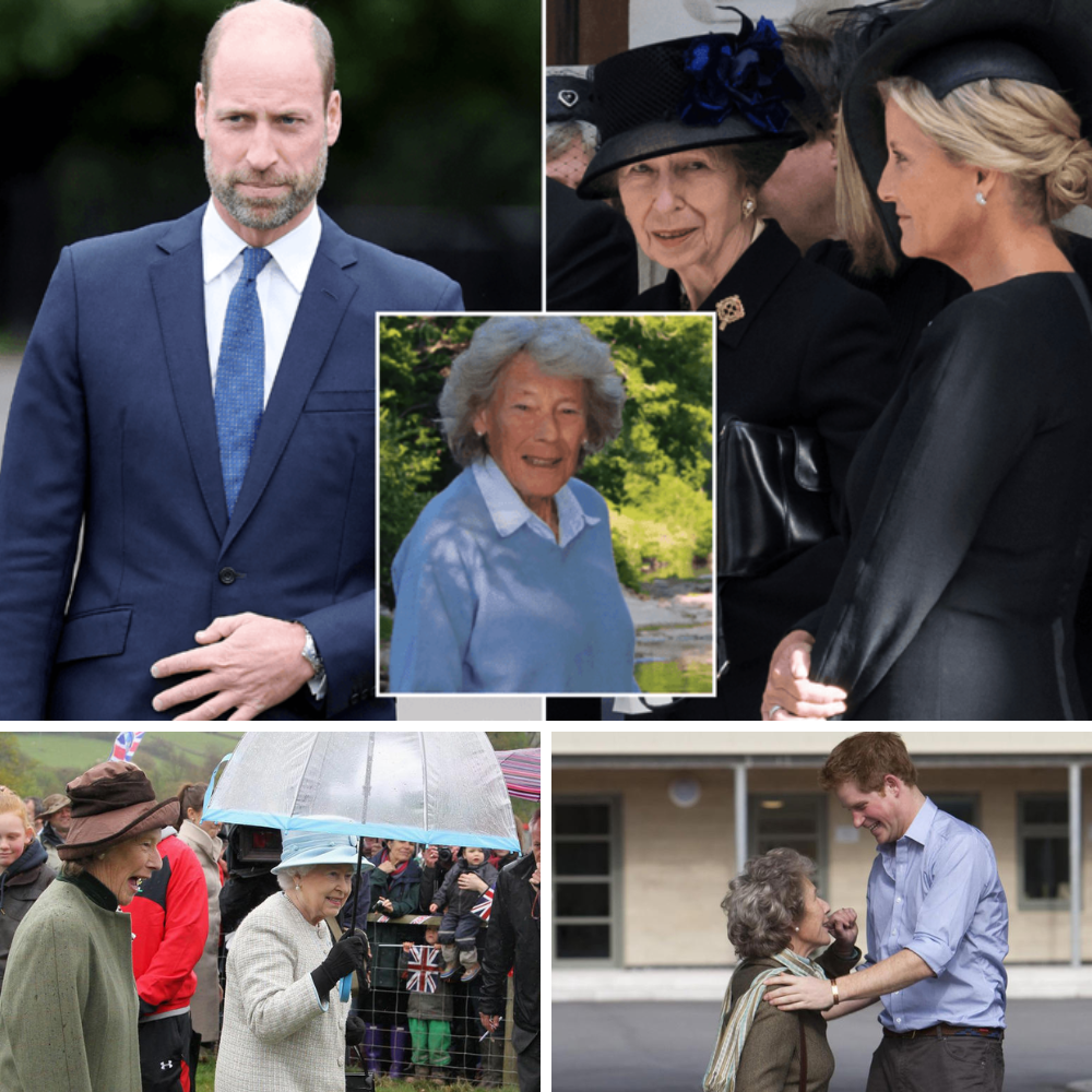 Prince William, Princess Anne, and Lady Sophie Join Together at Memorial for Childhood Nanny’s Mother