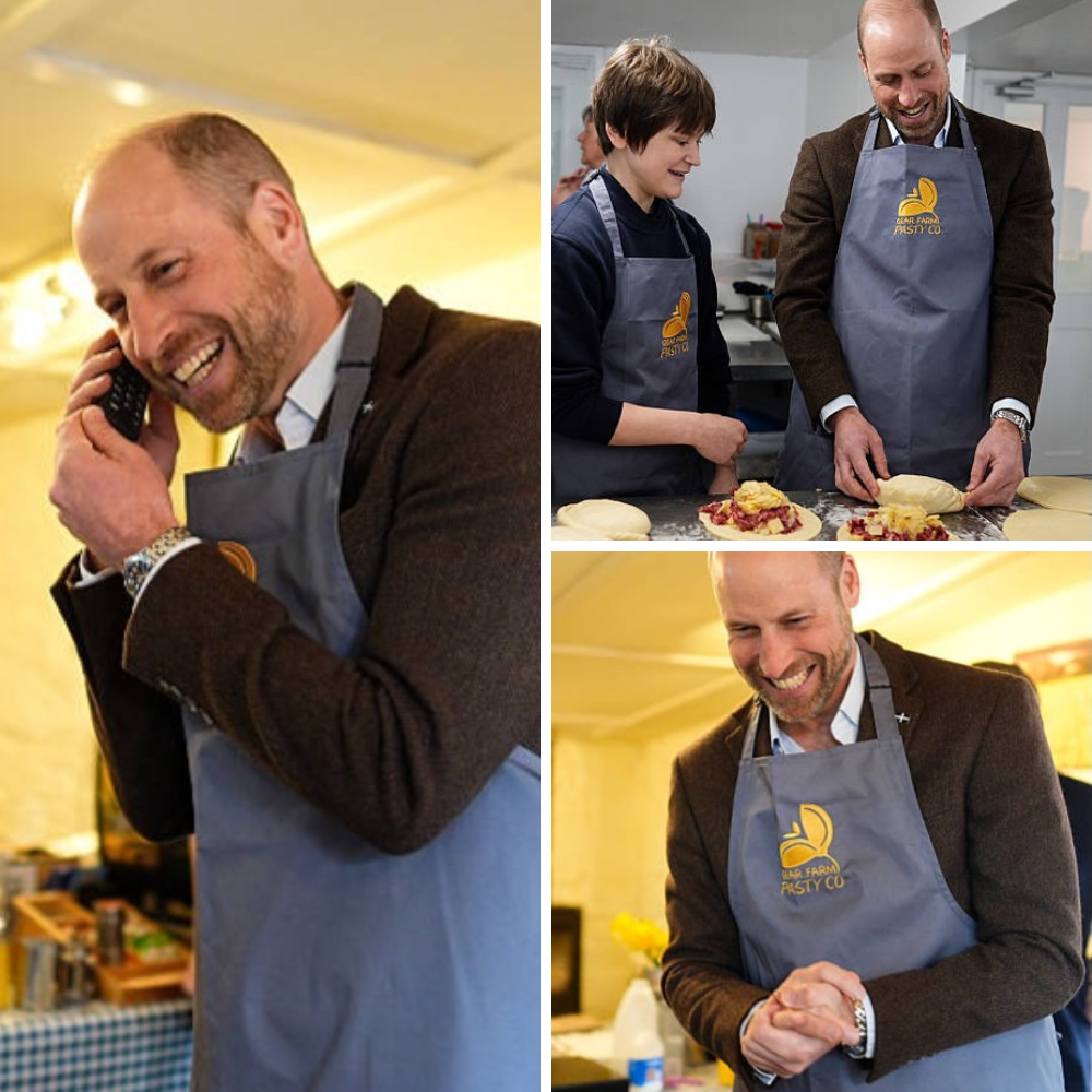 Prince William Crimps Pasties and Takes Phone Orders at Gear Farm During Joyful St Piran’s Day Visit to Cornwall