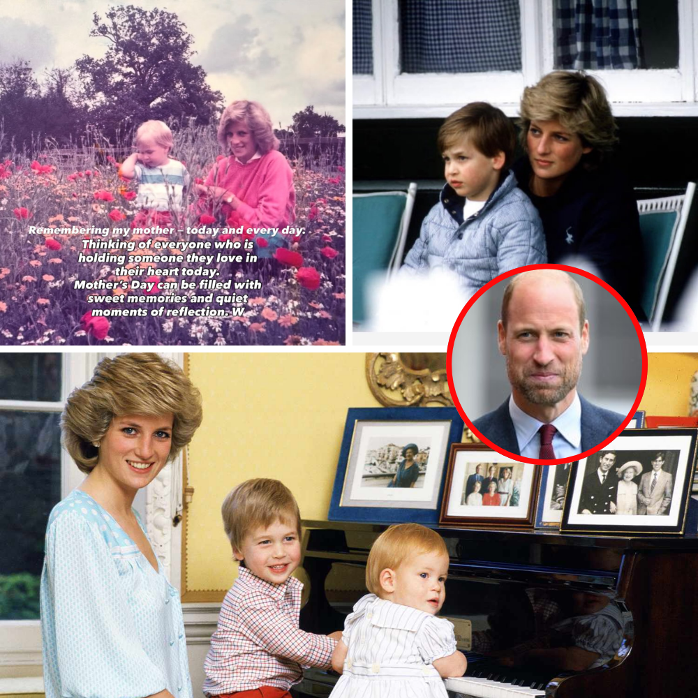Prince William Shares Poignant Mother’s Day Tribute to Princess Diana: “The Bond Between a Mother and Her Son Is Something Truly Special”