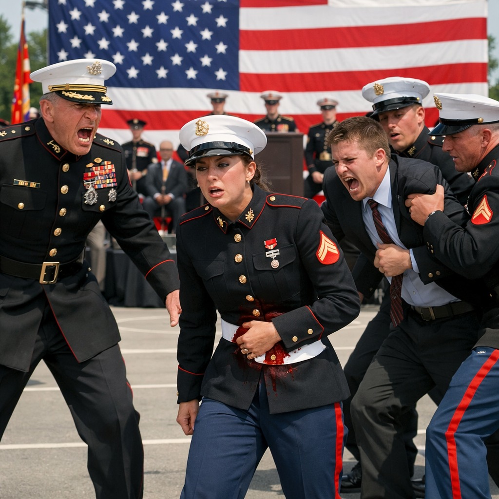 “You Just Assaulted a Marine — She’s Pregnant!” The General Roared… She Just Lost the Baby!