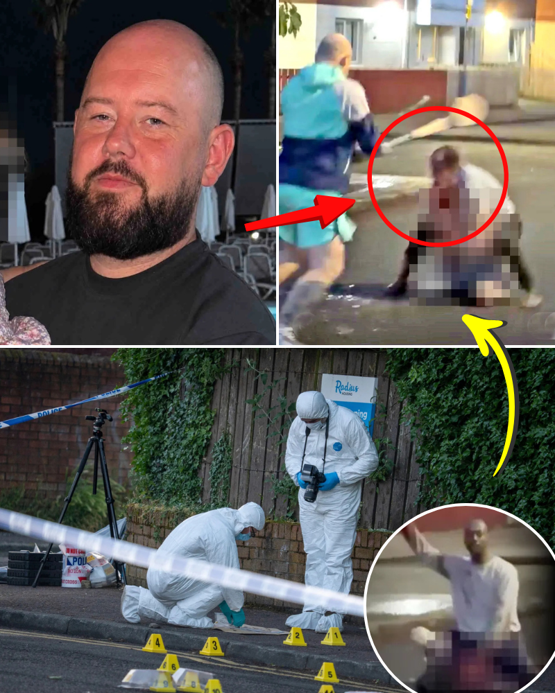 Dramatic Video Shows Brave Dad Smashing Crazed Street Knifeman with Wooden Hurley Stick to Save Victim