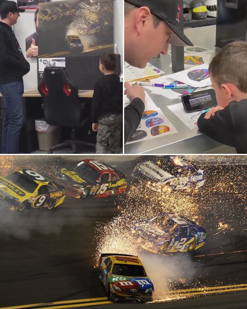 Kyle Busch Shares Epic 2012 Budweiser Shootout Save with Son Brexton in Heartwarming Father-Son Moment
