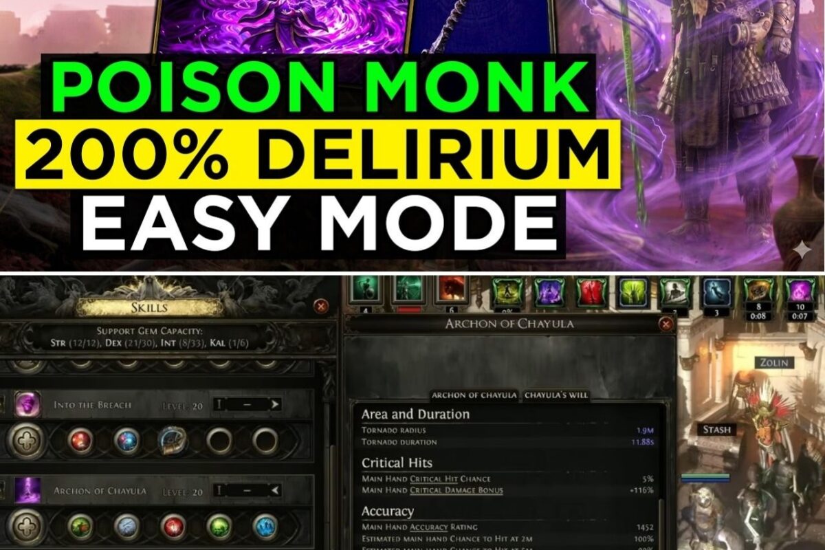ZERO STRUGGLES: HOW THE “POISON MONK” META IS ACCIDENTALLY DESTROYING THE PATH OF EXILE 2 ENDGAME