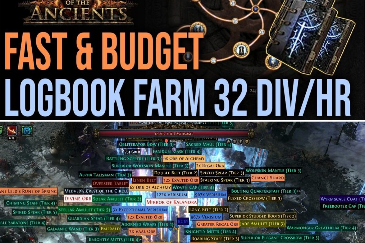 DUST AND DIVINES: Fast Budget Logbook Rotation Shatters Path Of Exile 2’s Endgame Inflation