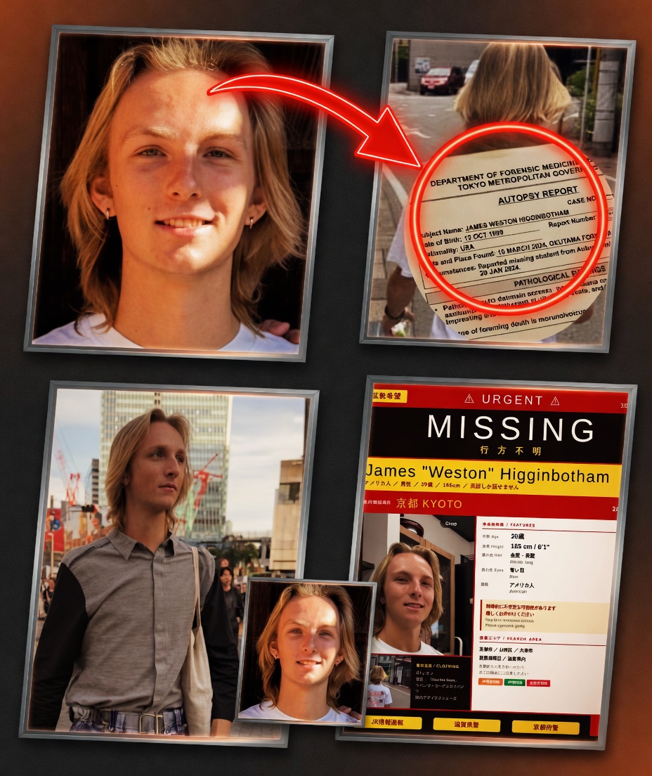 FIVE-WORD FORENSIC LEAK: Official Cause of Death Revealed for Missing Auburn Student Weston Higginbotham in Japan