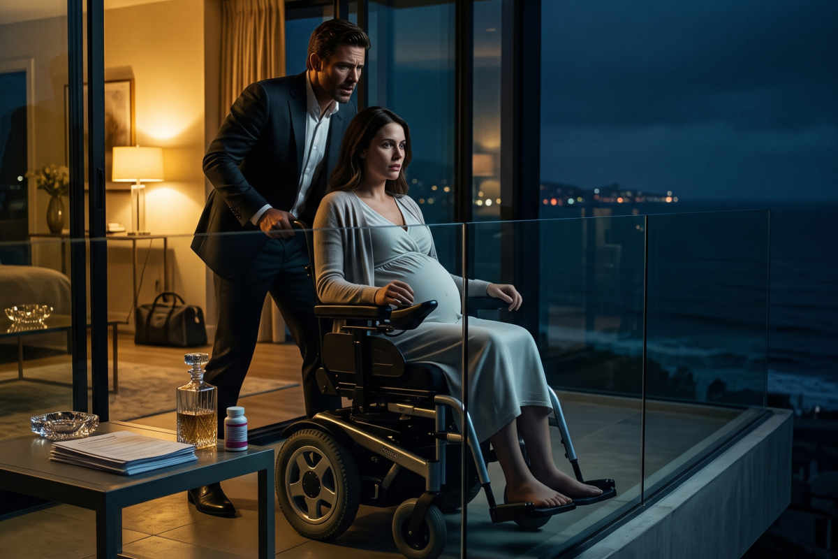 THE SIREN’S FALL: My Tycoon Husband Tilted My Wheelchair Over Our Malibu Balcony for a $10M Payout—Never Imagining I Was the Undercover Agent Who Baited His Entire Syndicate