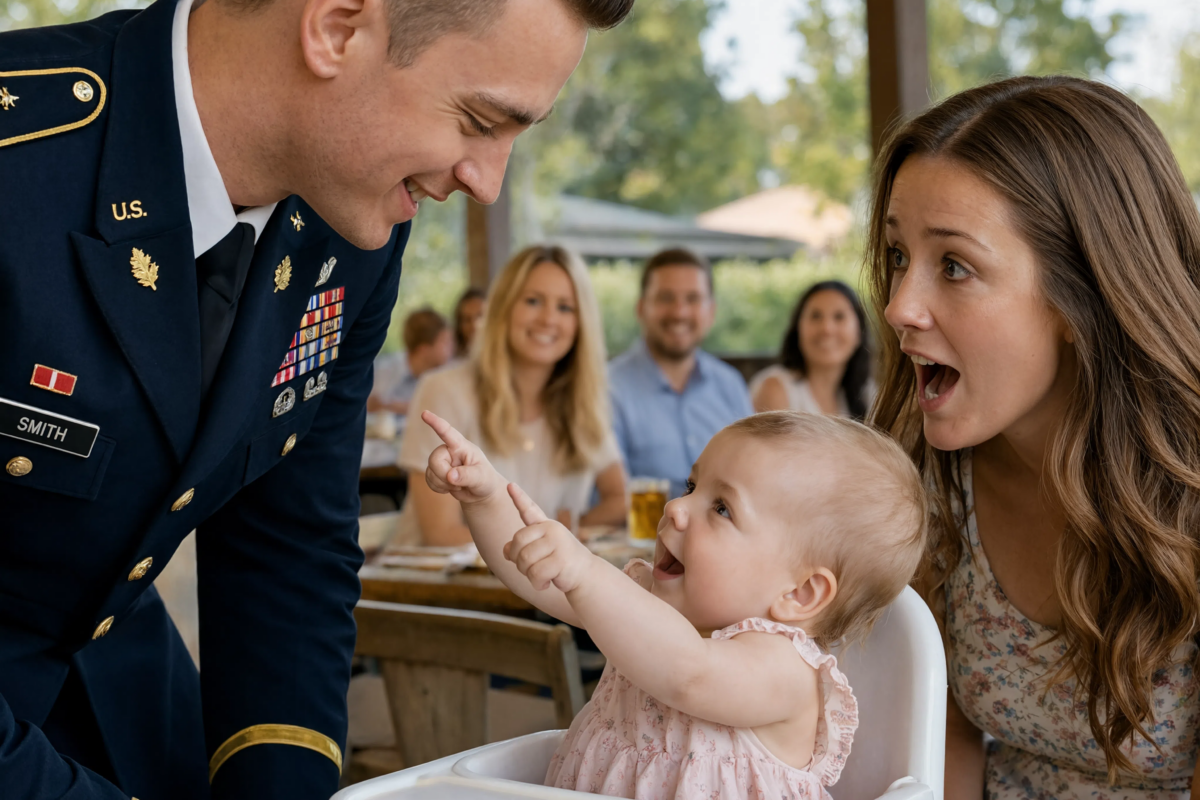 THE CALL OF BLOODLINE: A Deployed Soldier Disguises as a Waiter to Surprise His Family After 18 Months—But His Baby’s Miraculous Reaction Shocks the Entire Restaurant