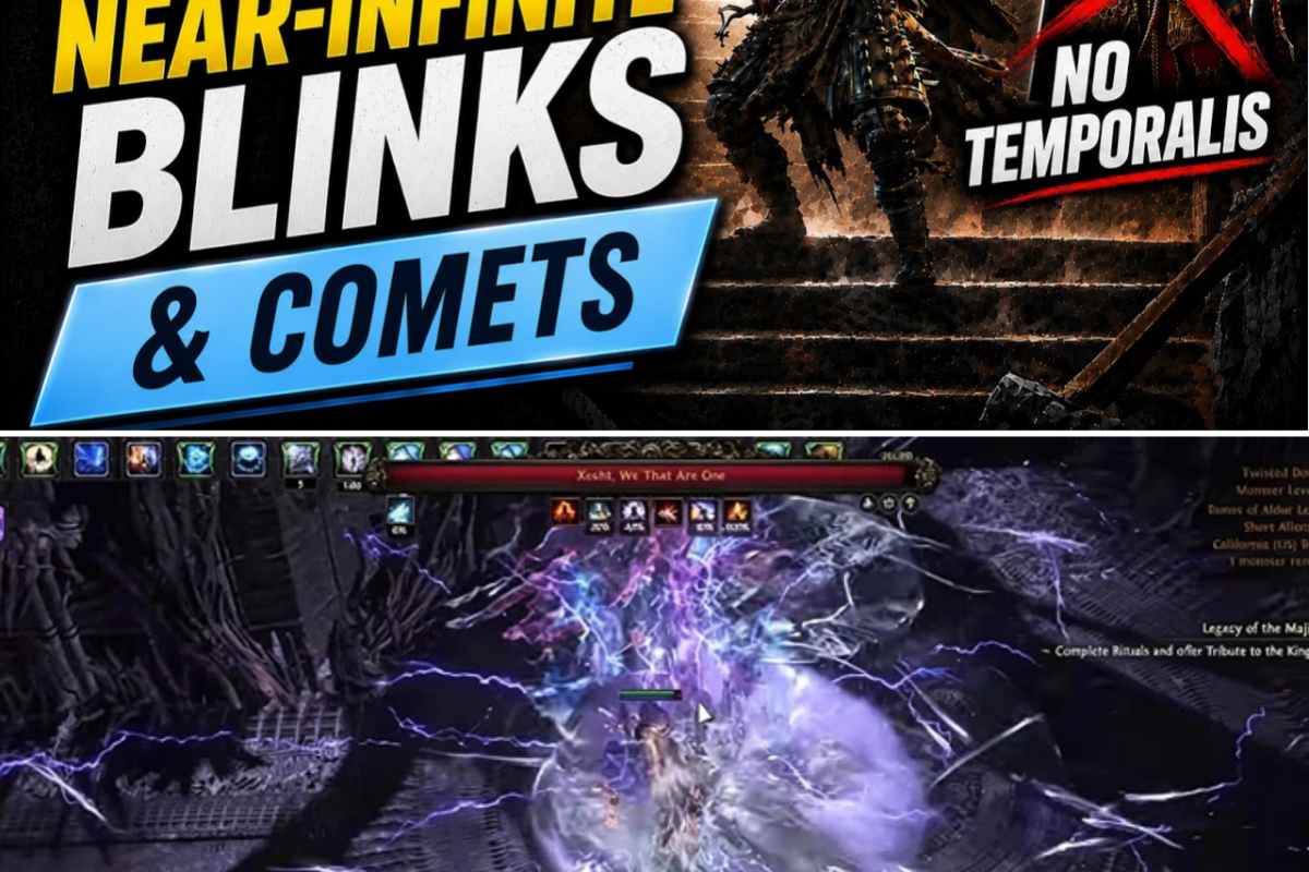 ELEVATED MOTION: How a Mirror-Tier Gemling CoC Build Weaponizes ‘Infinite Blinks’ and 644K Life Frost Walls to Break Path of Exile 2