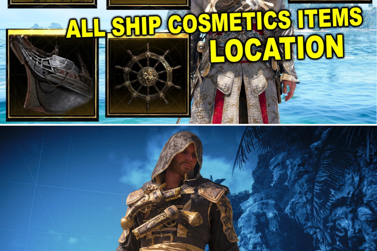 SHIPWRIGHT MASTERCLASS: How To Unlock All 80 Jackdaw Ship Cosmetics In Assassin’s Creed Black Flag Resynced