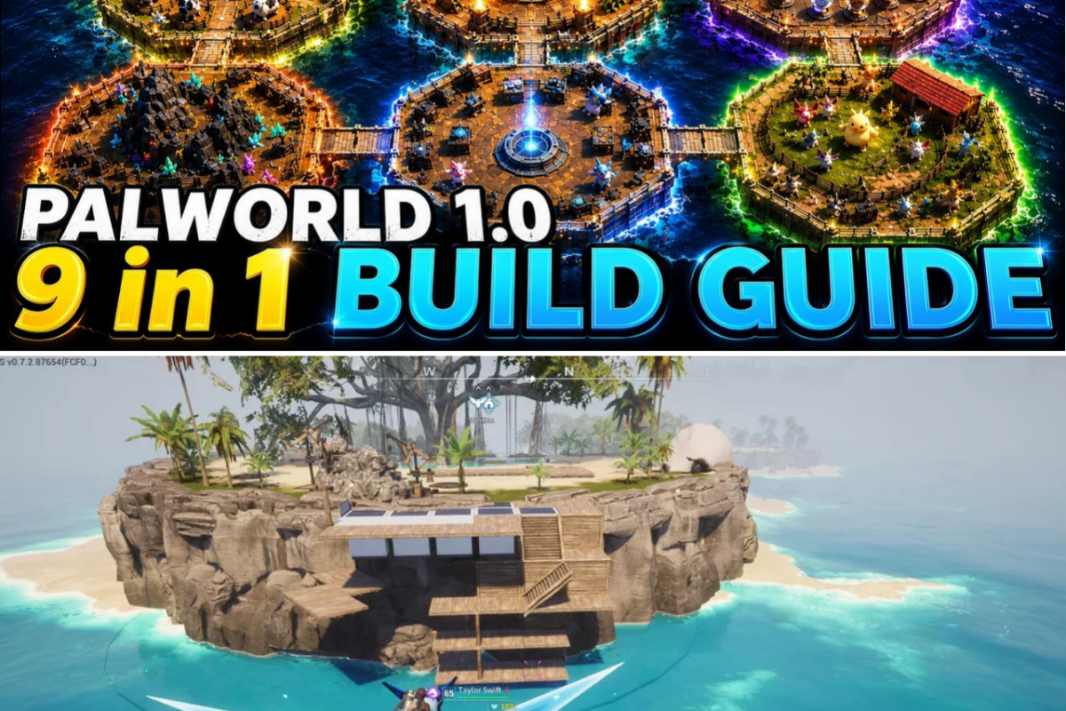 THE 9-IN-1 OCEAN FORTRESS: How Palworld 1.0 Players Are Breaking the Building Engine to Create Floating Mega-Cities