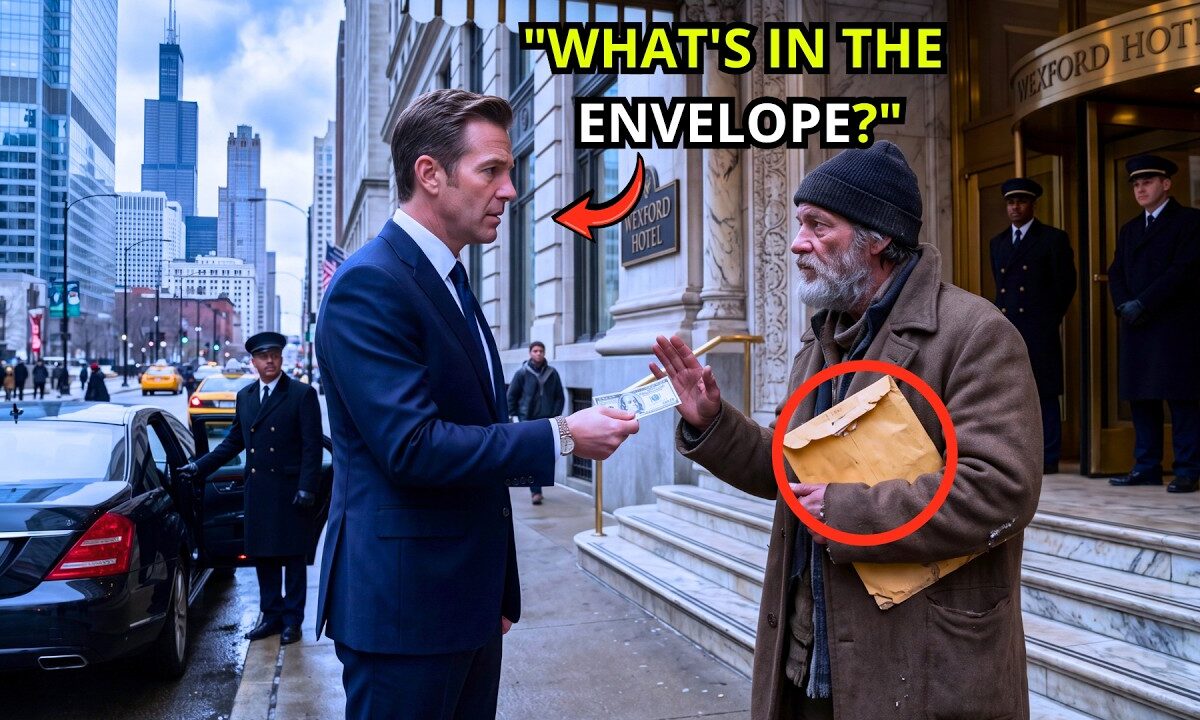 Ethan didn’t move. His eyes were locked on a figure standing at the base of the grand concrete steps