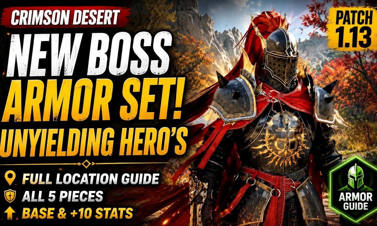 THE ASHEN MONOPOLY: Crimson Desert’s New Tarandus Armor Set Shakes Endgame Meta as Hidden Faction Rep Penalties Ignite Community Backlash