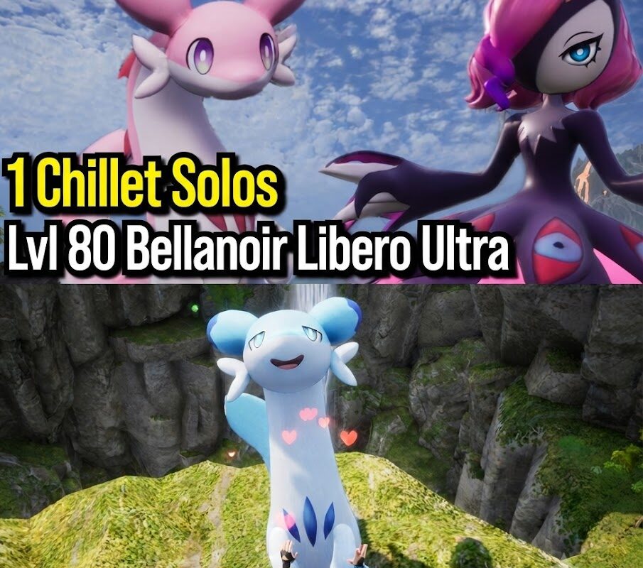 The Fire Noodle Strikes: How Chillet Ignis is Soloing Palworld’s Level 80 Bellanoir Libero Ultra Raid