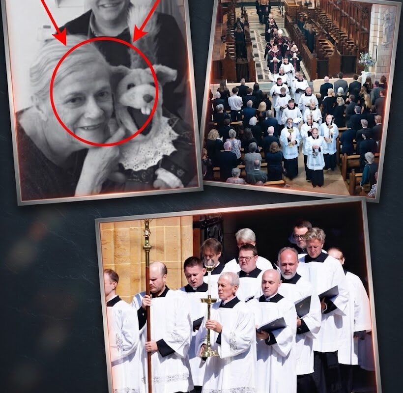 THE FINAL FAREWELL: Ann Widdecombe’s Procession Leaves Buckfast Abbey as Mourners Bid Emotional Adieu