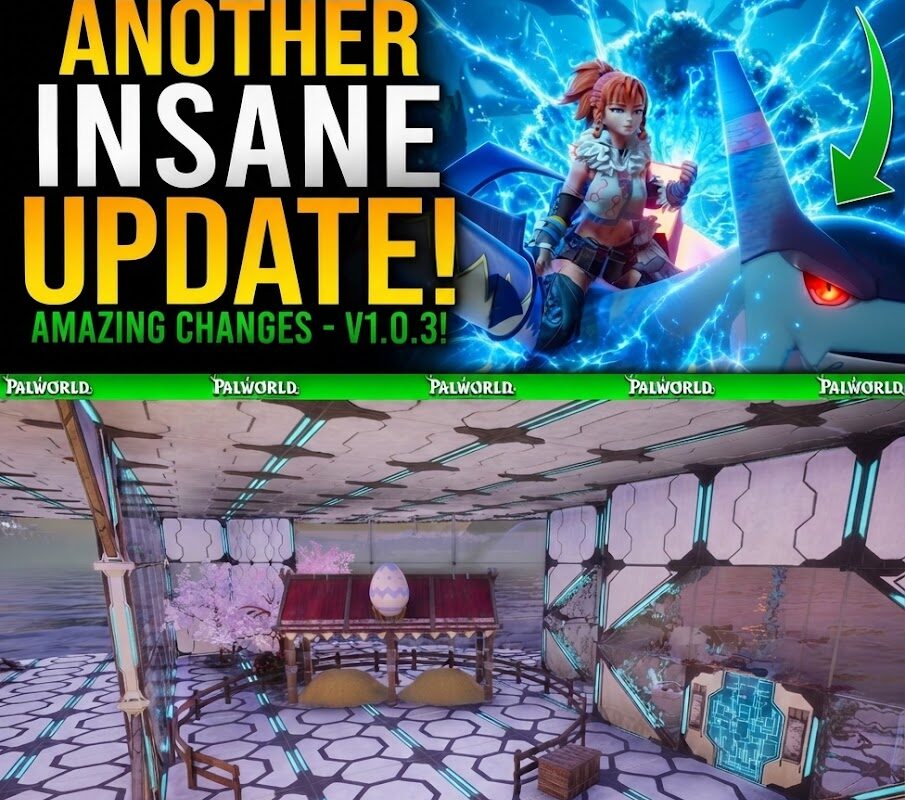 Patch 1.0.3: Pocketpair Overhauls Building and Progression in Massive Palworld Update