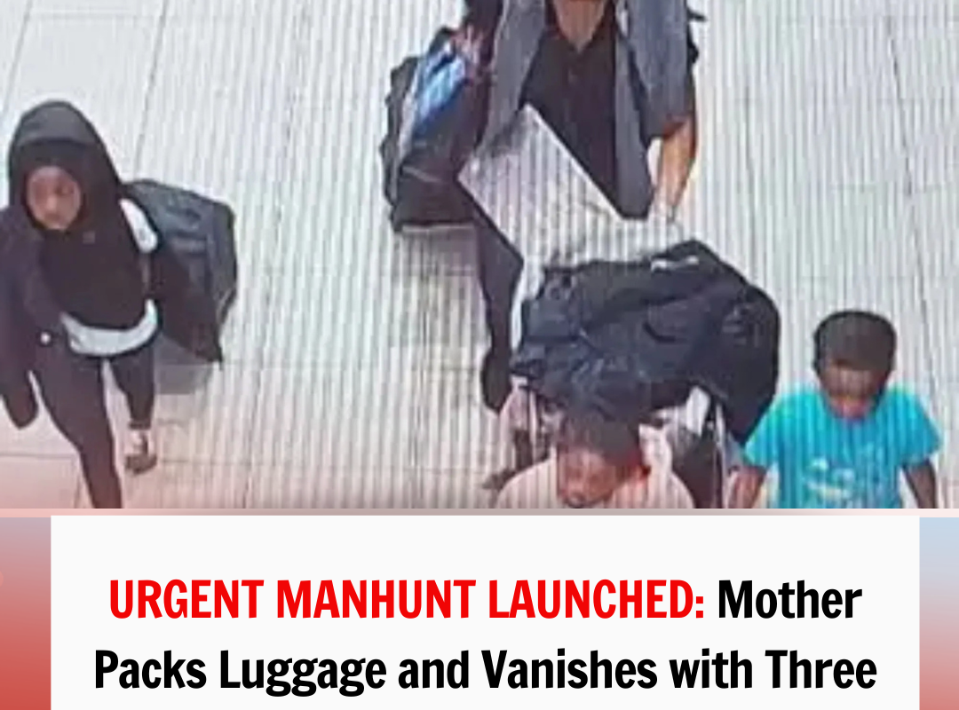 URGENT MANHUNT LAUNCHED: Mother Packs Luggage and Vanishes with Three Young Children in Central Birmingham
