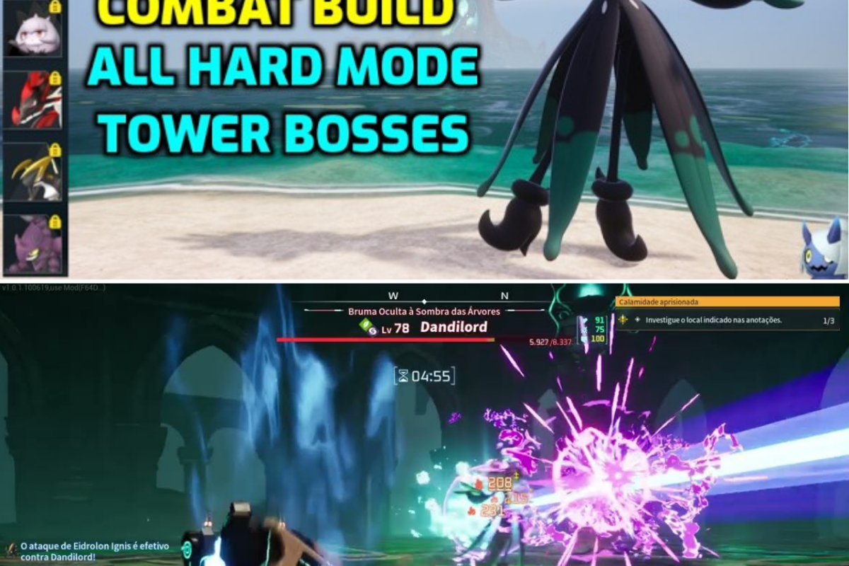 THE UNKILLABLE HYBRID: HOW A STATUS-STACKING DANDELORD BUILD DESTROYS ALL HARD MODE TOWER BOSSES IN PALWORLD 1.0