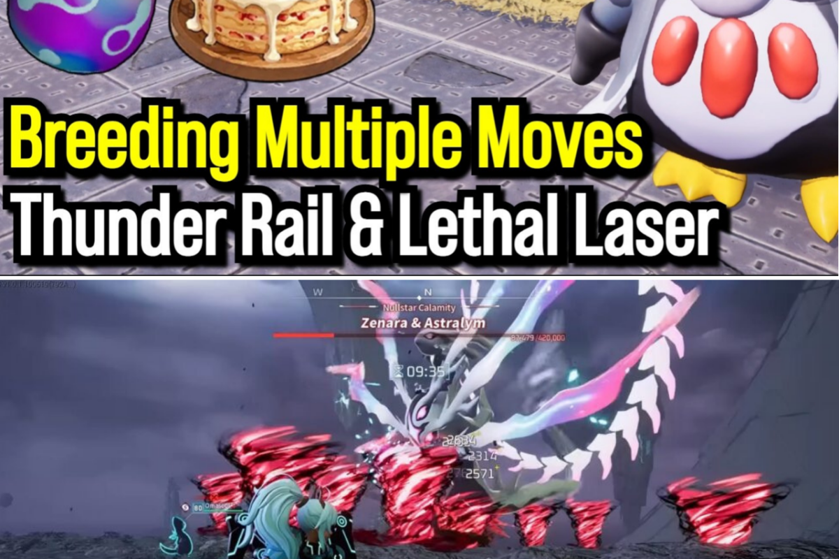 HOW TO BREED MULTIPLE EGG-EXCLUSIVE MOVES (THUNDER RAIL & LETHAL LASER) IN PALWORLD 1.0: THE DEFINITIVE STEP-BY-STEP GUIDE
